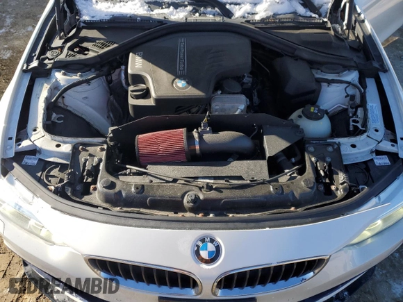 2016 BMW 4 Series 428i xDrive with VIN WBA4C9C50GG135613, listed as a Copart auction lot 87655245 with 89,568 mi miles and Salvage Title. Bid and sale history available at DreamBid. Image 11.