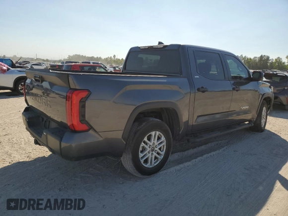 2024 Toyota Tundra 2WD SR5 with VIN 5TFLA5AB5RX031286, listed as a Copart auction lot 75232664 with 23,659 mi miles and Salvage Title. Bid and sale history available at carsss.com. Image 3.