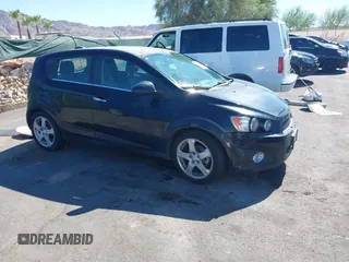 2015 Chevrolet Sonic LTZ with VIN 1G1JE6SB8F4116693, listed as a IAAI auction lot 42865997 with 102,961 mi miles and . Bid and sale history available at DreamBid. Image 1.