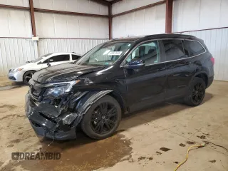 2021 Honda Pilot Special Edition with VIN 5FNYF6H21MB029573, listed as a Copart auction lot 49927625 with 35,391 mi miles and Salvage title. Bid and sale history available at DreamBid. Image 1.