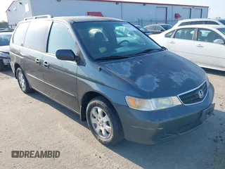 2003 Honda Odyssey EX with VIN 5FNRL18673B112958, listed as a IAAI auction lot 42172282 with 189,521 mi miles and . Bid and sale history available at carsss.com. Image 1.