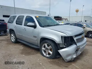 2013 Chevrolet Tahoe LT with VIN 1GNSCBE09DR357304, listed as a IAAI auction lot 42361887 with 96,229 mi miles and . Bid and sale history available at DreamBid. Image 1.