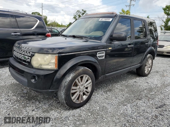 2010 Land Rover LR4 Lux with VIN SALAK2D45AA527687, listed as a Copart auction lot 60730895 with 157,497 mi miles and Salvage title. Bid and sale history available at DreamBid. Image 1.