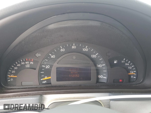 2004 Mercedes-Benz C 320 with VIN WDBRF64J94F458584, listed as a Copart auction lot 71086584 with 112,052 mi miles and Salvage Title. Bid and sale history available at DreamBid. Image 9.