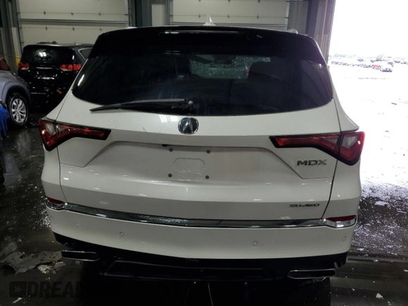 2024 Acura MDX Advance with VIN 5J8YE1H83RL036136, listed as a Copart auction lot 57232115 with Not provided miles and Non repairable. Bid and sale history available at DreamBid. Image 6.