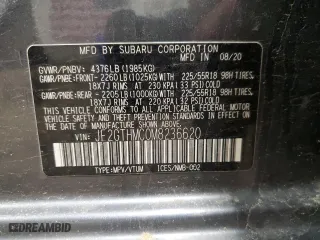 2021 Subaru Crosstrek Limited with VIN JF2GTHMC0M8236620, listed as a Copart auction lot 43268925 with 49,451 mi miles and Salvage Title. Bid and sale history available at carsss.com. Image 13.
