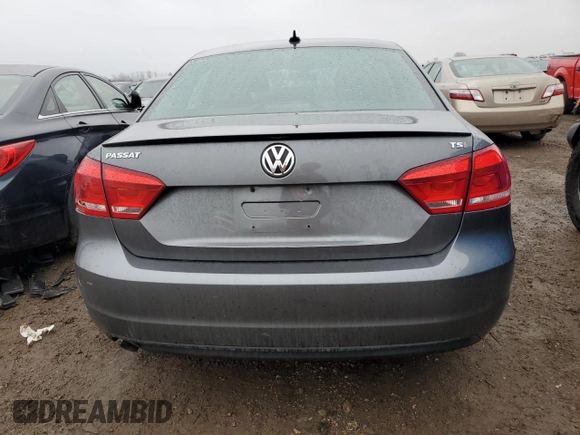 2014 Volkswagen Passat Wolfsburg Ed with VIN 1VWAS7A3XEC049810, listed as a Copart auction lot 86336284 with 81,024 mi miles and Salvage Title. Bid and sale history available at carsss.com. Image 6.