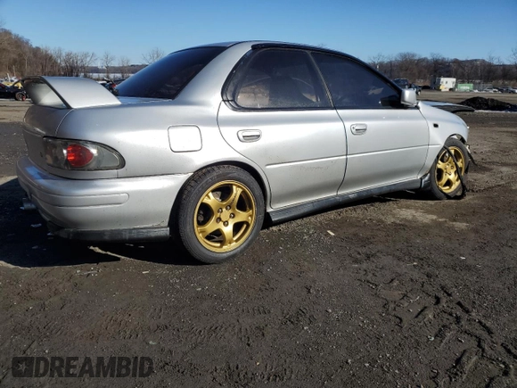 1995 Subaru Impreza with VIN GC8028204, listed as a Copart auction lot 41823865 with 123,670 mi miles and Salvage title. Bid and sale history available at DreamBid. Image 3.