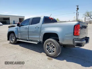 2020 Chevrolet Colorado 2WD LT with VIN 1GCGSCEN0L1110706, listed as a Copart auction lot 62019685 with 57,851 mi miles and Salvage title. Bid and sale history available at DreamBid. Image 2.
