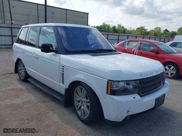 2012 Land Rover Range Rover HSE LUX with VIN SALMF1D43CA371907, listed as a IAAI auction lot 40171495 with NaN miles. Bid and sale history available at carsss.com. Image 1.
