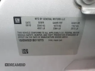 2011 Cadillac STS RWD z VIN 1G6DW6ED1B0118773, wystawiony jako Copart lot #55436495 z przebiegiem 83 591 mil mil oraz Szkody całkowita. Historia ofert i sprzedaży dostępna na DreamBid. Obrazek 12.