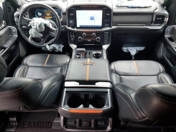 2022 Ford F-150 XL with VIN 1FTFW1E81NFA23191, listed as a Copart auction lot 59531595 with 92,203 mi miles and Salvage title. Bid and sale history available at DreamBid. Image 8.