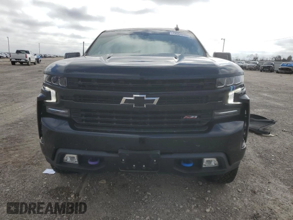 2021 Chevrolet Silverado 1500 LT Trail Boss with VIN 3GCPYFELXMG152978, listed as a Copart auction lot 43568205 with 51,475 mi miles and Salvage Title. Bid and sale history available at DreamBid. Image 5.