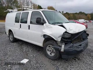 2018 GMC Savana Cargo with VIN 1GTW7AFP0J1313397, listed as a IAAI auction lot 41057578 with 147,304 mi miles and . Bid and sale history available at DreamBid. Image 1.