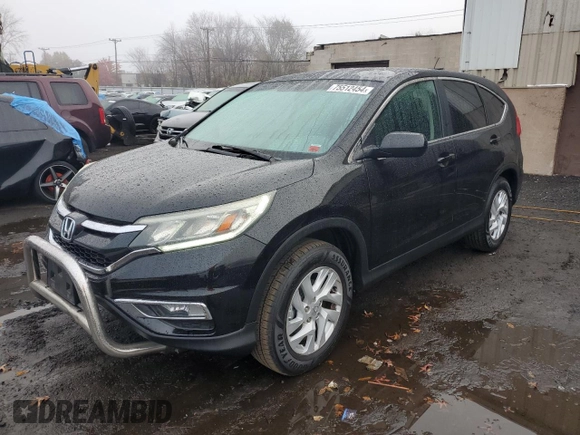2015 Honda CR-V EX with VIN 2HKRM4H51FH647683, listed as a Copart auction lot 75512454 with 267,542 mi miles and Salvage Title. Bid and sale history available at DreamBid. Image 1.