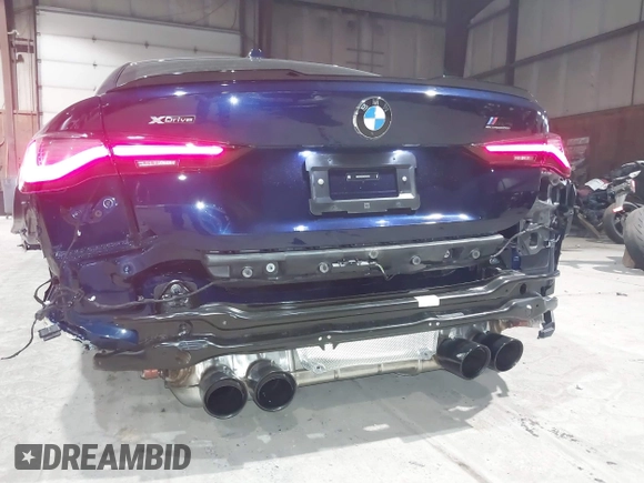 2024 BMW M4 Competition xDrive with VIN WBS43AZ04RCP64729, listed as a IAAI auction lot 41178319 with 15,806 mi miles and . Bid and sale history available at DreamBid. Image 18.