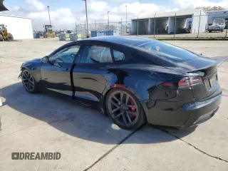 2023 Tesla Model S Plaid with VIN 5YJSA1E6XPF529847, listed as a Copart auction lot 48903675 with Not provided miles and Salvage title. Bid and sale history available at DreamBid. Image 2.