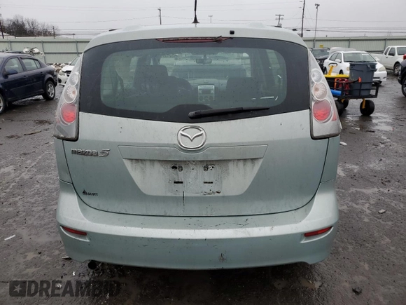 2006 Mazda 5 Sport with VIN JM1CR293660113097, listed as a Copart auction lot 45371225 with 192,252 mi miles and Salvage Title. Bid and sale history available at DreamBid. Image 6.