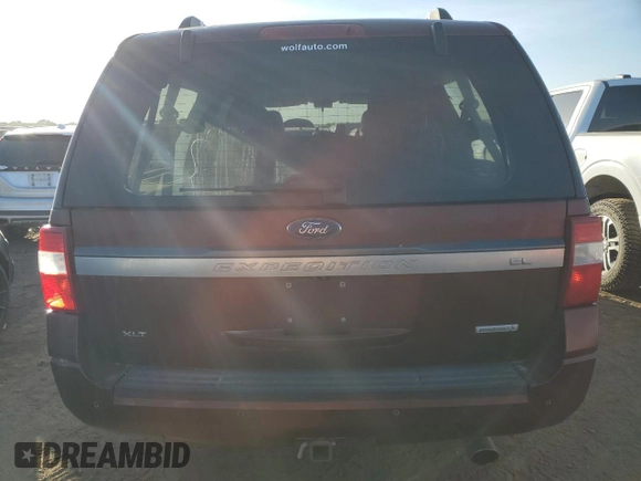 2017 Ford Expedition EL XLT with VIN 1FMJK1JT5HEA33468, listed as a Copart auction lot 73643384 with 128,649 mi miles and Clean Title. Bid and sale history available at carsss.com. Image 6.