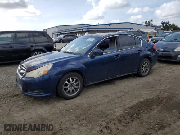 2011 Subaru Legacy Premium with VIN 4S3BMBF6XB3250447, listed as a Copart auction lot 51492055 with 225,571 mi miles and Salvage title. Bid and sale history available at DreamBid. Image 1.