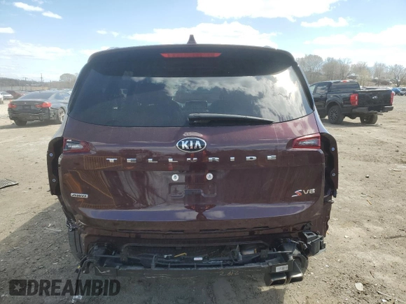 2021 Kia Telluride S z VIN 5XYP6DHCXMG166481, wystawiony jako Copart lot #50347045 z przebiegiem 38 728 mil mil oraz Szkoda całkowita • Salvage title. Historia ofert i sprzedaży dostępna na DreamBid. Obrazek 6.