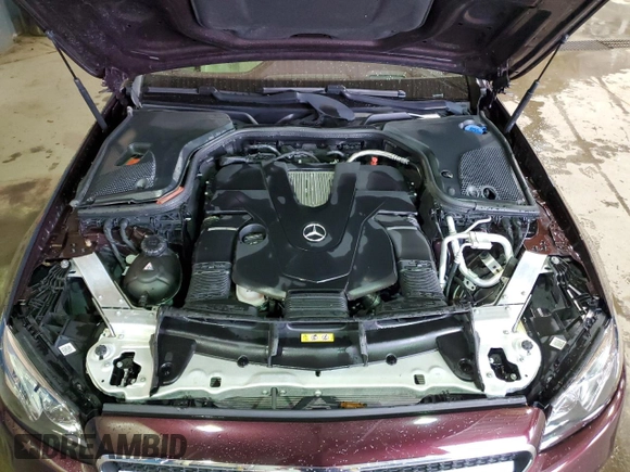 2018 Mercedes-Benz E-Class E 400 with VIN WDD1K6FB8JF023038, listed as a Copart auction lot 52787475 with 0 mi miles and Salvage Title. Bid and sale history available at carsss.com. Image 11.