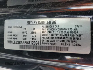2015 Smart fortwo Passion z VIN WMEEJ3BA5FK812094, wystawiony jako Copart lot #48247405 z przebiegiem 79 913 mil mil oraz Szkody całkowita. Historia ofert i sprzedaży dostępna na DreamBid. Obrazek 12.