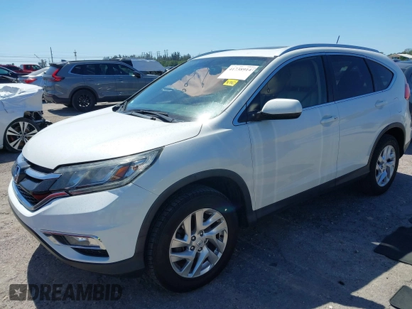 2015 Honda CR-V EX-L with VIN 5J6RM3H72FL019942, listed as a IAAI auction lot 41738914 with 89,099 mi miles. Bid and sale history available at carsss.com. Image 2.