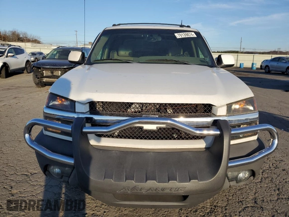 2004 Chevrolet Avalanche Z71 with VIN 3GNEK12T84G244842, listed as a Copart auction lot 79139874 with 157,738 mi miles and Clean Title. Bid and sale history available at DreamBid. Image 5.