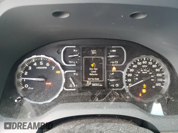 2020 Toyota Tundra 2WD SR5 with VIN 5TFEY5F13LX261579, listed as a Copart auction lot 86322274 with 98,093 mi miles and Salvage Title. Bid and sale history available at carsss.com. Image 9.