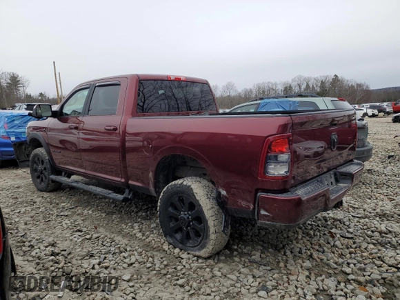 2021 Ram 2500 Big Horn z VIN 3C6UR5DL9MG612117, wystawiony jako Copart lot #49733725 z przebiegiem 65 590 mil mil oraz Szkody całkowita. Historia ofert i sprzedaży dostępna na DreamBid. Obrazek 2.