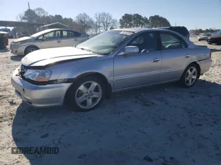 2002 Acura TL Type S w/Navigation with VIN 19UUA569X2A051439, listed as a Copart auction lot 86293914 with 217,101 mi miles and Salvage Title. Bid and sale history available at carsss.com. Image 1.