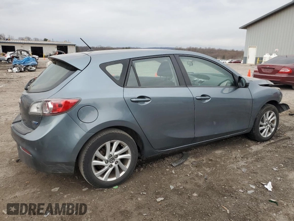 2013 Mazda 3 i Touring with VIN JM1BL1L83D1712686, listed as a Copart auction lot 46479425 with 188,740 mi miles and Salvage title. Bid and sale history available at DreamBid. Image 3.