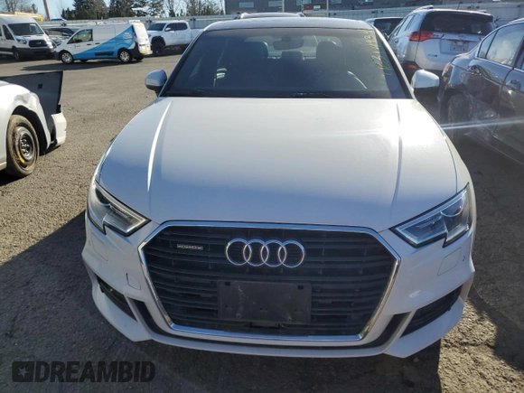 2018 Audi A3 Sedan Premium Plus with VIN WAUJ8GFF3J1052636, listed as a Copart auction lot 46314934 with 44,606 mi miles. Bid and sale history available at carsss.com. Image 5.