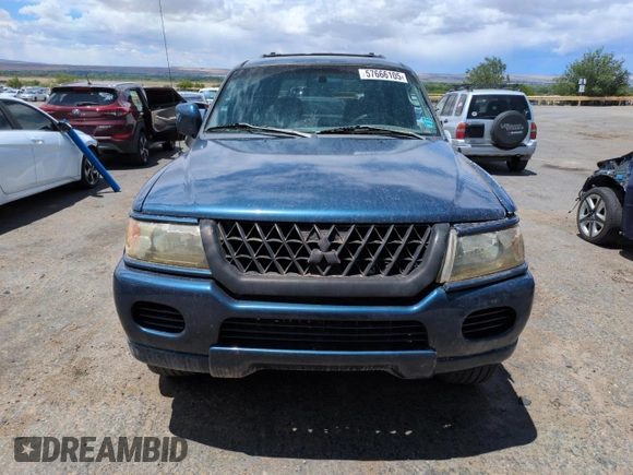 2001 Mitsubishi Montero ES z VIN JA4MT21H81P001568, wystawiony jako Copart lot #57666105 z przebiegiem 203 228 mil mil oraz Szkoda całkowita • Salvage title. Historia ofert i sprzedaży dostępna na DreamBid. Obrazek 5.