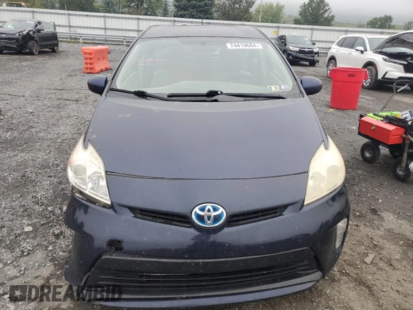 2013 Toyota Prius One with VIN JTDKN3DU5D1731869, listed as a Copart auction lot 74419684 with 186,377 mi miles and Salvage Title. Bid and sale history available at carsss.com. Image 5.