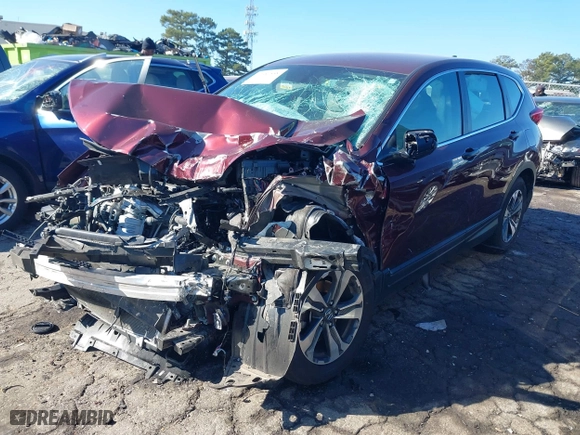 2019 Honda CR-V LX with VIN 2HKRW5H34KH421338, listed as a IAAI auction lot 41654558 with 75,000 mi miles. Bid and sale history available at carsss.com. Image 2.