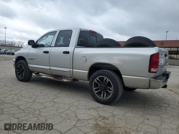2006 Dodge 1500 SLT with VIN 1D7HU18N06S673743, listed as a Copart auction lot 53145955 with 131,318 mi miles and Salvage Title. Bid and sale history available at DreamBid. Image 2.