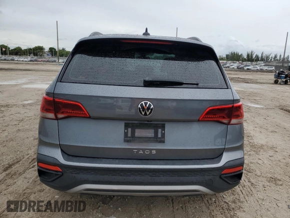 2022 Volkswagen Taos S с VIN 3VVDX7B26NM045549, выставлен на аукционе Copart как лот 59378145 с пробегом 41 513 миль миль и Чистый • Clean title. История ставок и продаж доступна на DreamBid. Изображение 6.