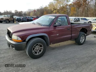 2002 Dodge Dakota with VIN 1B7FL16X22S668515, listed as a Copart auction lot 78352644 with 214,222 mi miles and Salvage Title. Bid and sale history available at carsss.com. Image 1.
