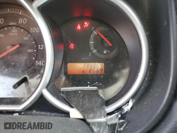 2011 Nissan Versa 1.8 S with VIN 3N1BC1CP5BL384221, listed as a Copart auction lot 50167815 with 111,359 mi miles and Salvage Title. Bid and sale history available at carsss.com. Image 9.