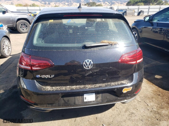 2019 Volkswagen e-Golf SEL Premium with VIN WVWPR7AU4KW914699, listed as a Copart auction lot 72346533 with 21,231 mi miles. Bid and sale history available at carsss.com. Image 6.