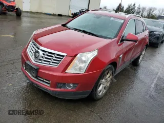 2014 Cadillac SRX Premium Collection z VIN 3GYFNGE35ES637645, wystawiony jako Copart lot #50005225 z przebiegiem 119 108 mil mil oraz Szkody całkowita. Historia ofert i sprzedaży dostępna na DreamBid. Obrazek 1.