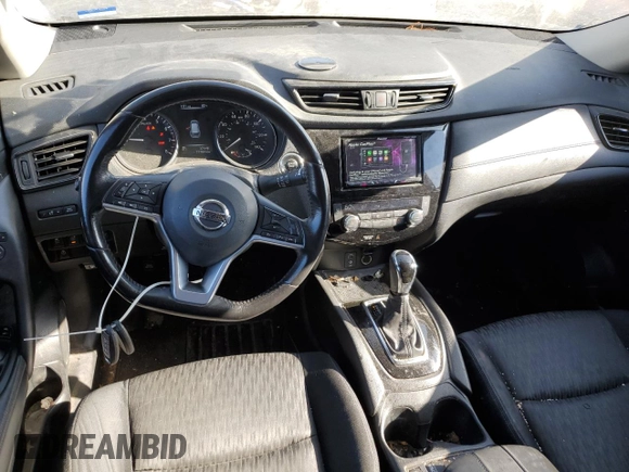 2017 Nissan Rogue SV with VIN JN8AT2MT8HW150186, listed as a Copart auction lot 82809414 with 77,784 mi miles and Salvage Title. Bid and sale history available at carsss.com. Image 8.