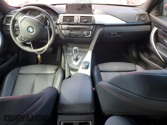2017 BMW 4 Series 430i with VIN WBA4R7C59HK876327, listed as a Copart auction lot 52001395 with 89,834 mi miles and Salvage Title. Bid and sale history available at DreamBid. Image 8.