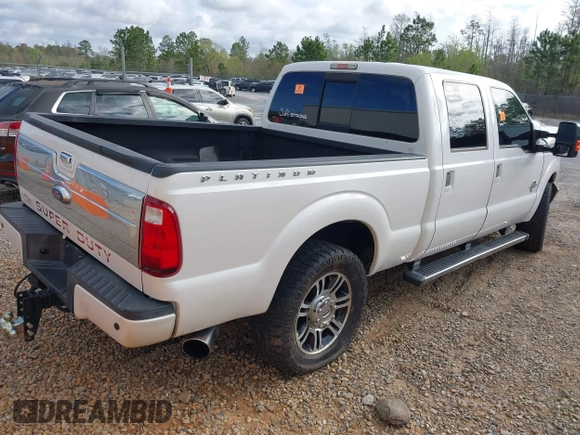 2015 Ford F-250 Lariat with VIN 1FT7W2BT1FEC76120, listed as a IAAI auction lot 41825267 with Not provided miles and . Bid and sale history available at DreamBid. Image 4.