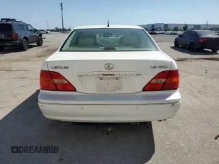 2003 Lexus LS 430 with VIN JTHBN30F130106203, listed as a Copart auction lot 52735745 with 179,658 mi miles and Salvage Title. Bid and sale history available at DreamBid. Image 6.