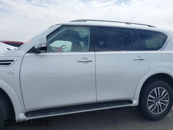 2021 Nissan Armada SV with VIN JN8AY2AC9M9147618, listed as a IAAI auction lot 41888117 with 34,495 mi miles. Bid and sale history available at carsss.com. Image 14.