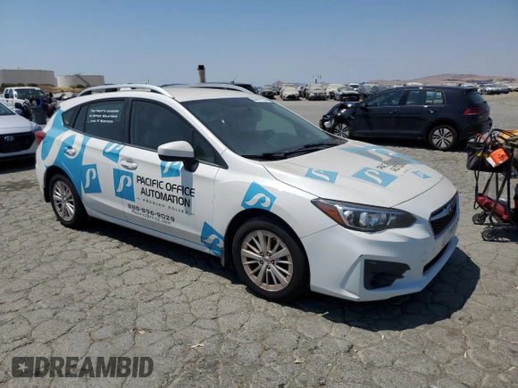 2018 Subaru Impreza Premium with VIN 4S3GTAB67J3725205, listed as a Copart auction lot 64421735 with 207,855 mi miles and Clean title. Bid and sale history available at DreamBid. Image 4.