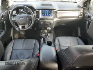 2021 Ford Ranger XL with VIN 1FTER4FH2MLD43784, listed as a Copart auction lot 46922955 with 34,627 mi miles and Salvage Title. Bid and sale history available at DreamBid. Image 8.